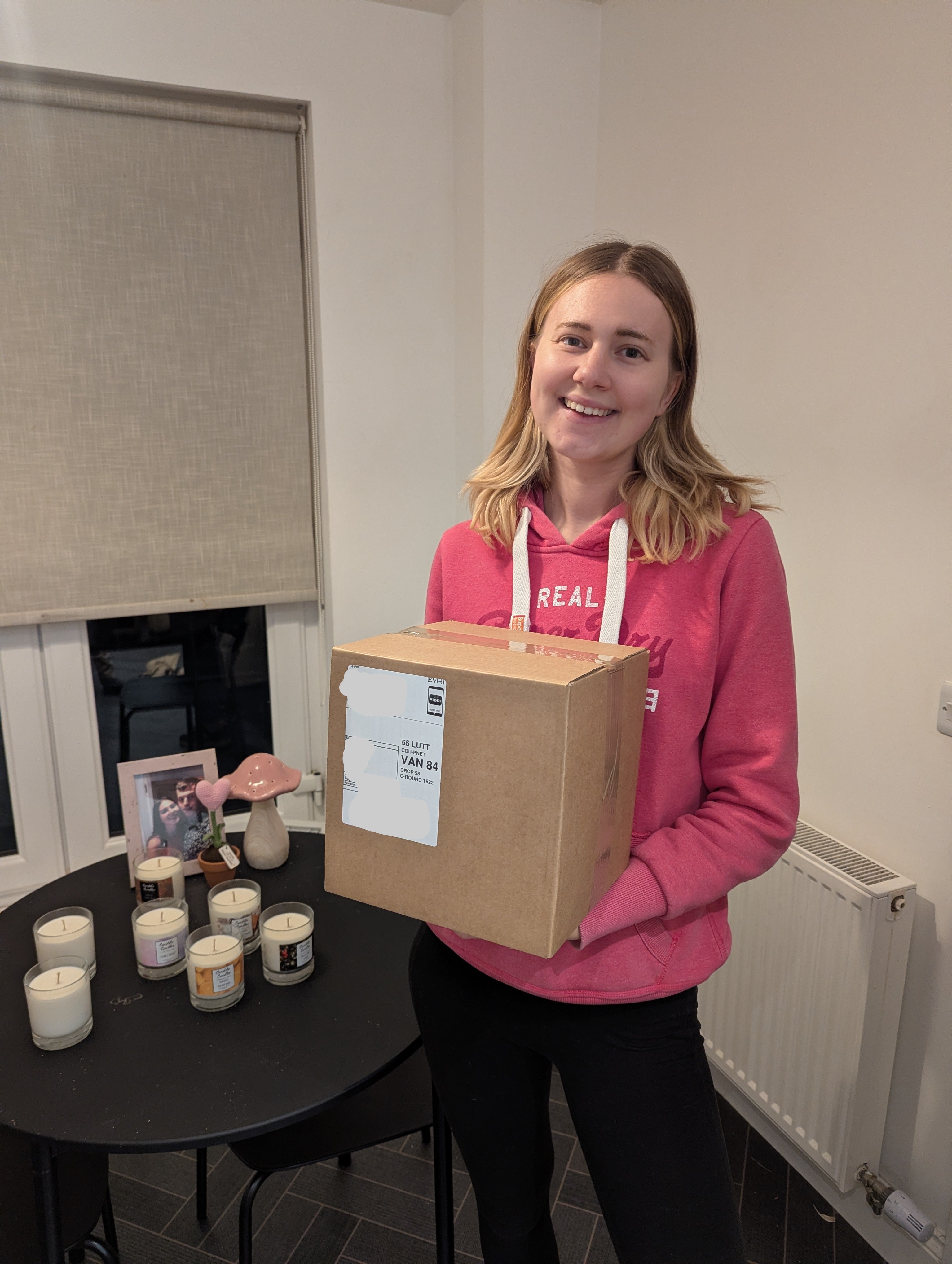 Packing my first order!